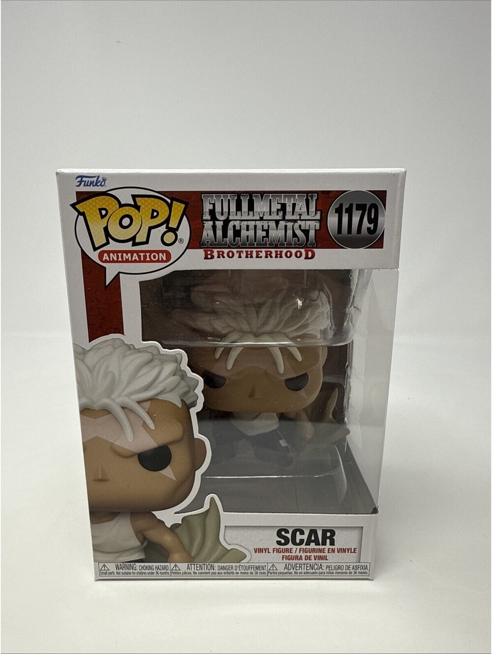 Funko Pop Scar #1179 Vinyl Figure Fullmetal Alchemist Brotherhood